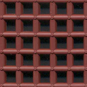 Comfort Tile Shower Mats - Brick Red