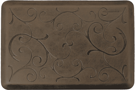 WellnessMat Antique Bella Dark Anti Fatigue Kitchen Mats 2x3