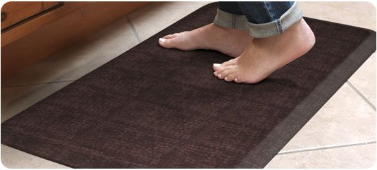 GelPro Designer Kitchen Mats for the home - Pebbled Surface - Espresso